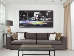 Mels Night Bites - Urban Landscape Photography Painting Art