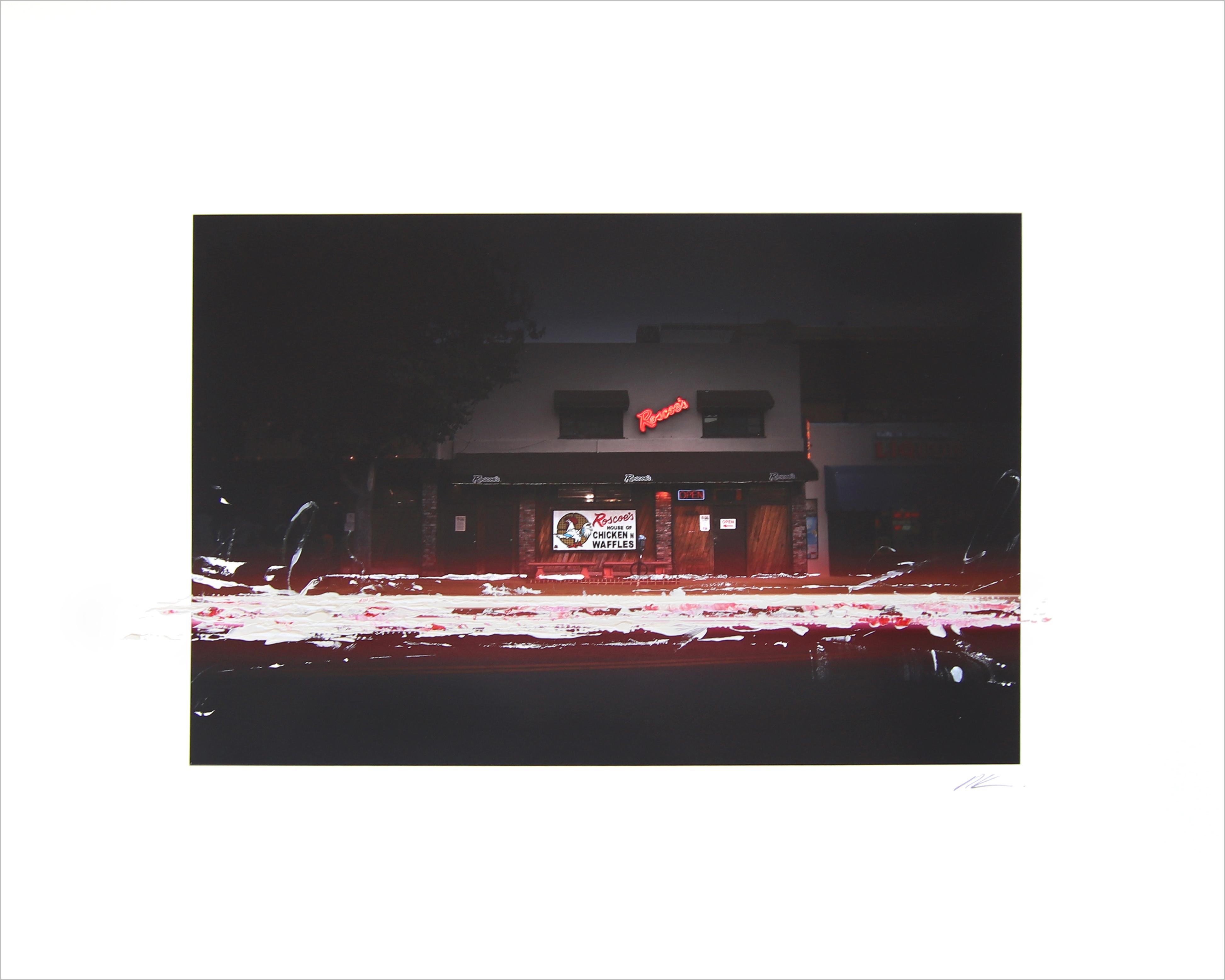 SPIN Roscoes – Urban Restaurant Photography, Gemälde, Kunst auf Papier