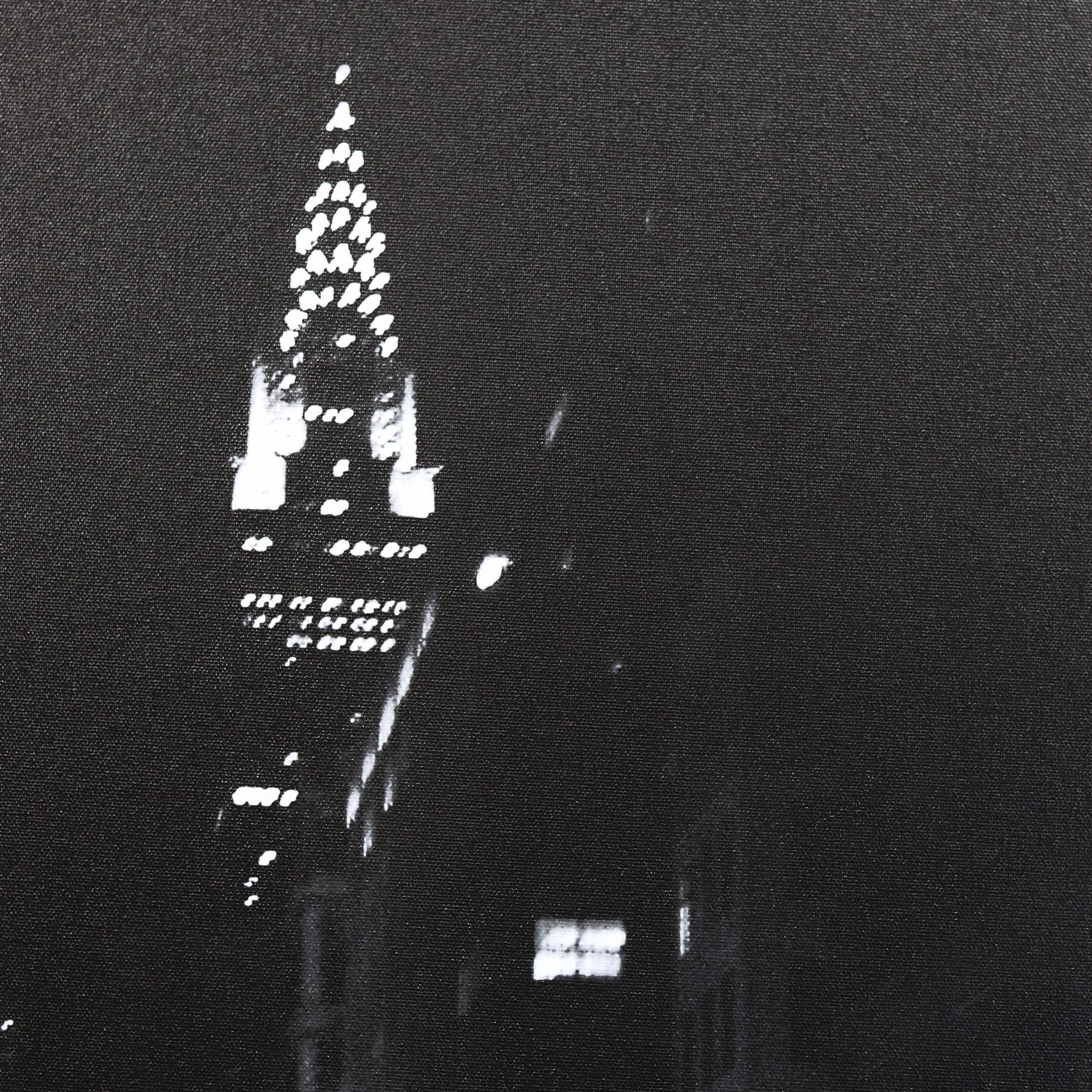 The Chrysler Building II - Black Abstract Painting by Pete Kasprzak