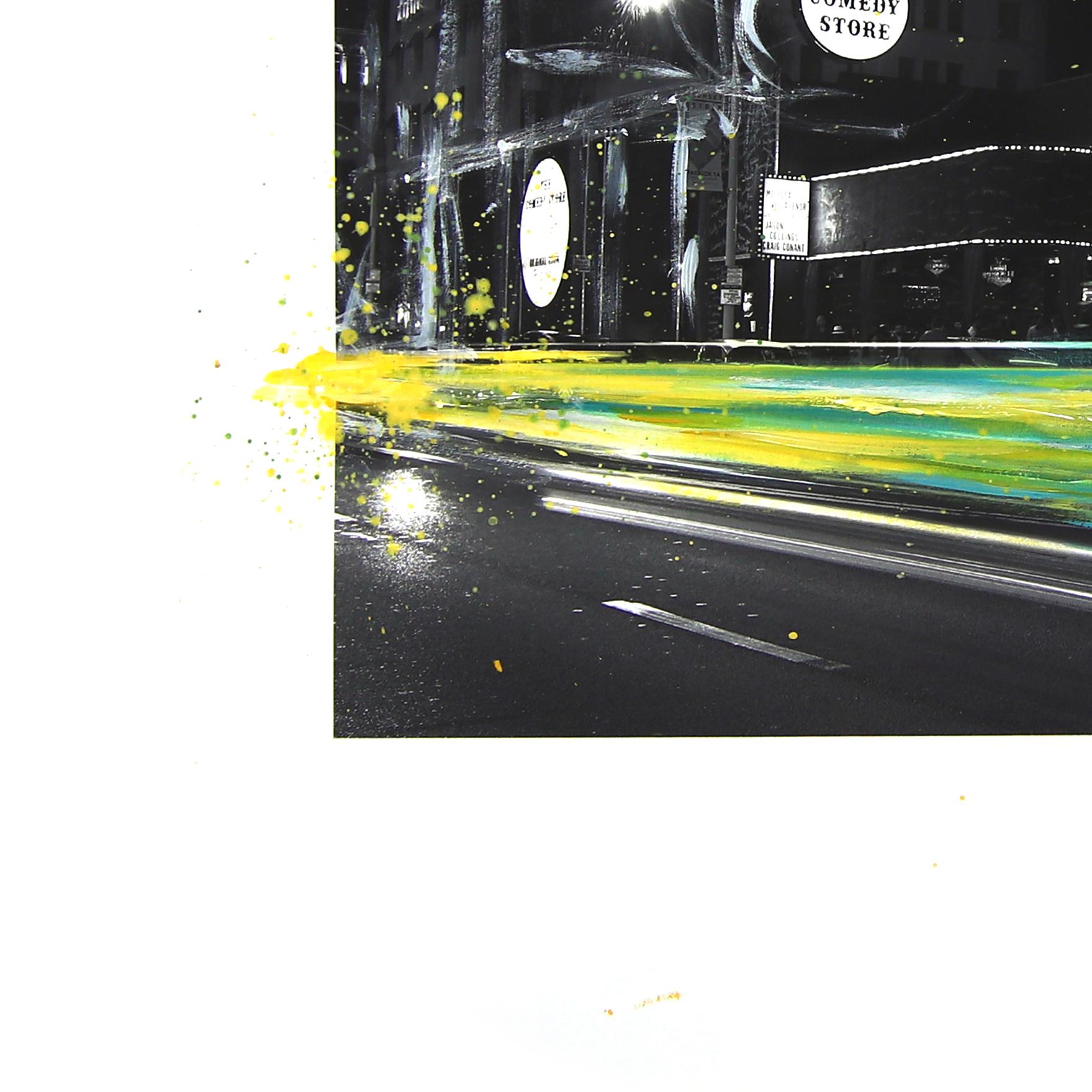 The Comedy Store - Paysage urbain Photographie Peinture Art sur papier en vente 1