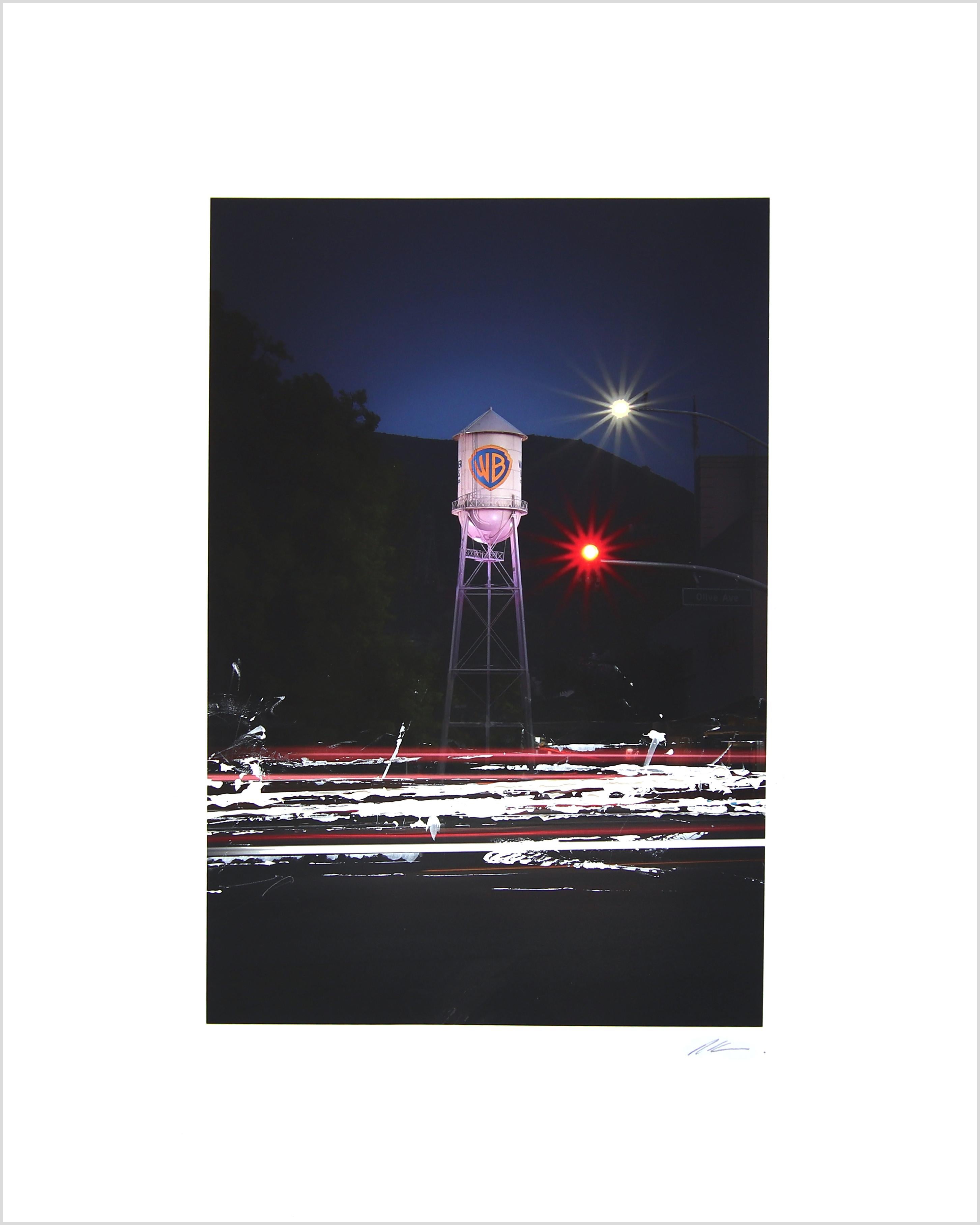 Warner Bros. - Peinture d'art sur papier - Paysage urbain