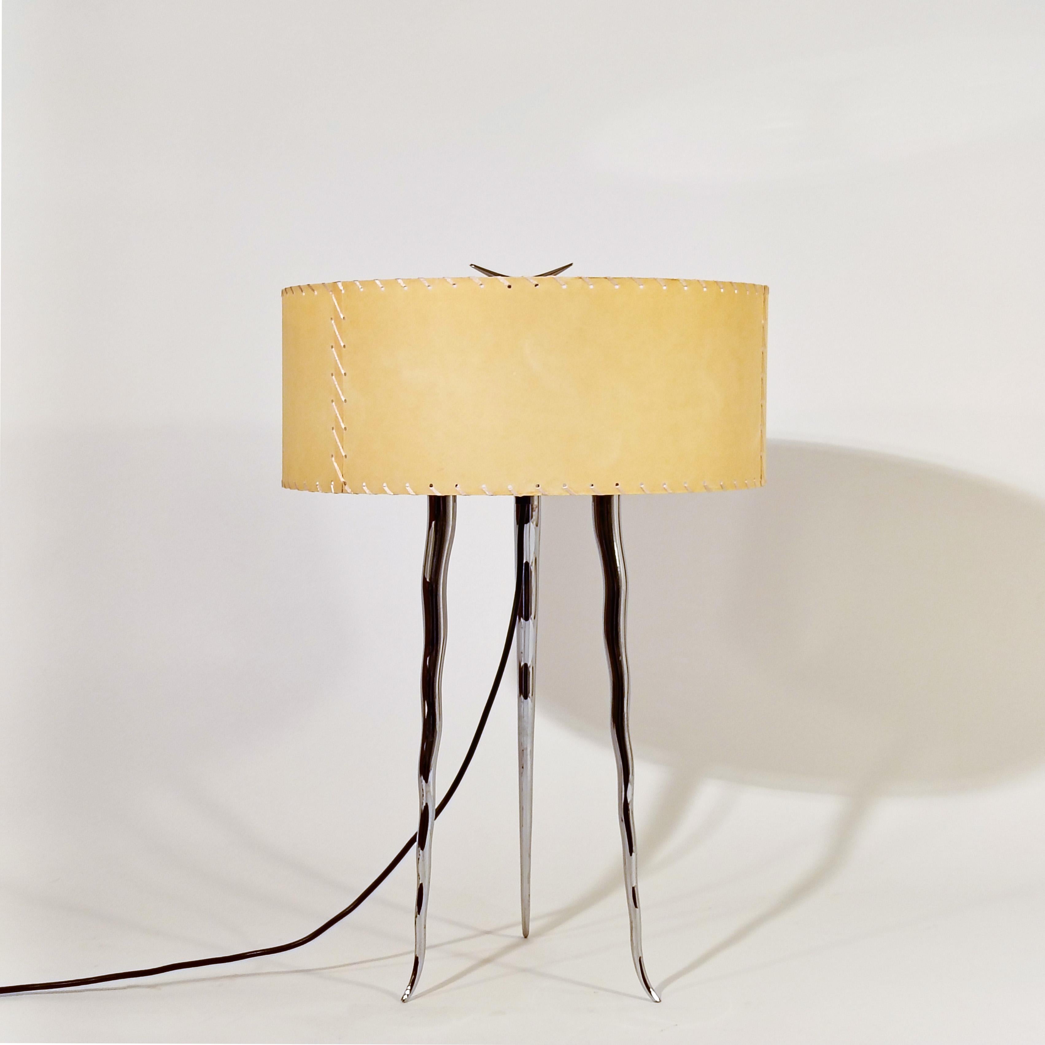 Post-Modern table or floor lamp designed by Pete Sans for Taller Uno, Spain, 1980s. 
