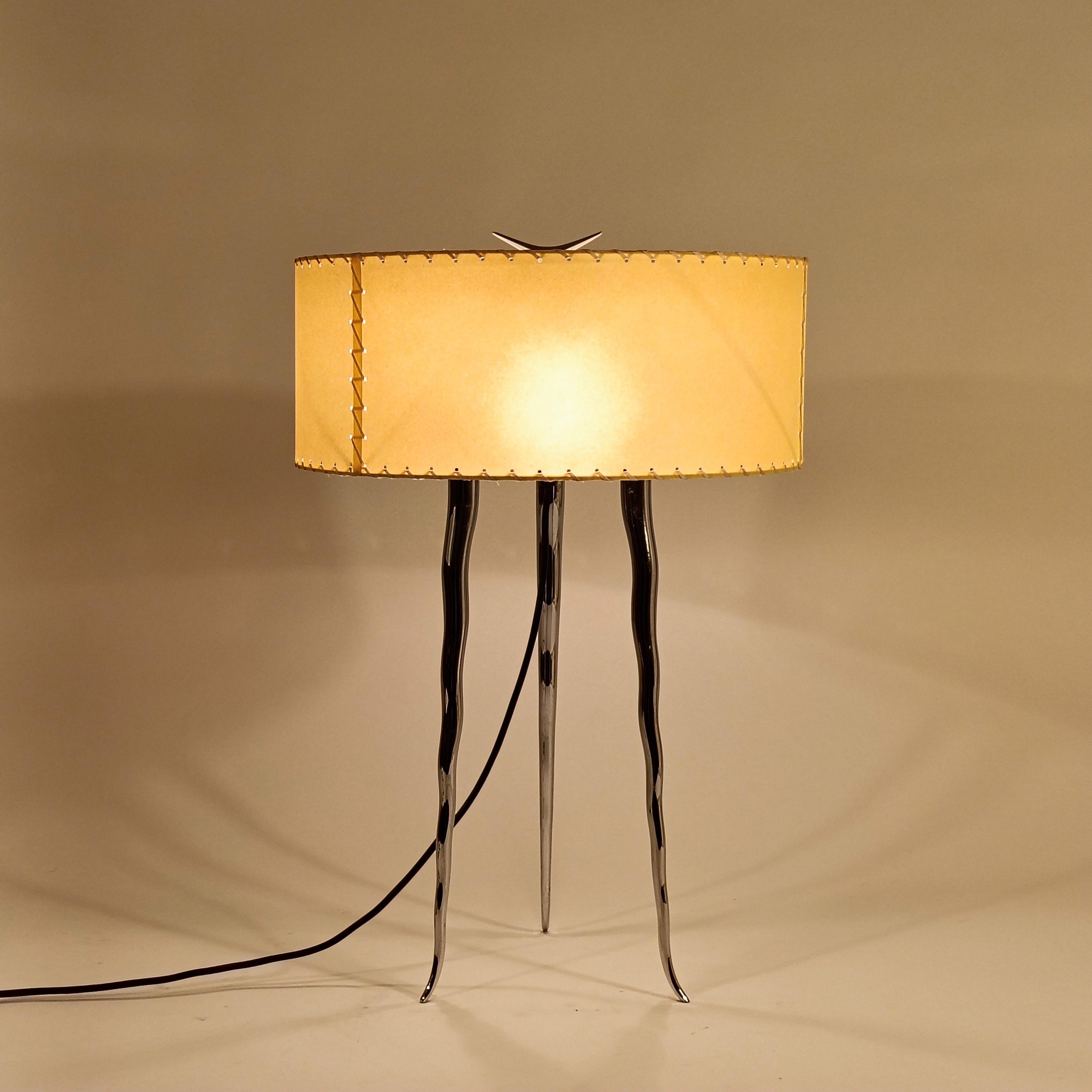 Hand-Crafted Pete Sans for Taller Uno. Post-Modern table/floor lamp, Spain, 1980s For Sale