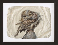 Preening Sparrow (petite)