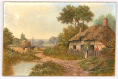Peter A. Kotka - 20th Century Oil, Awaiting the Farmer's Return