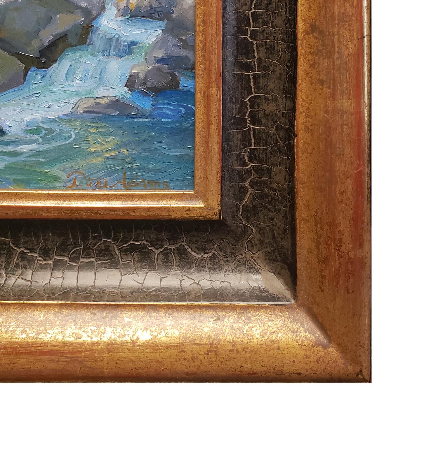 Flûte d'après-midi ; rivière Kern - Réalisme Painting par Peter Adams
