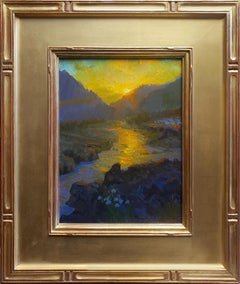 Goldener Sonnenuntergang, Matilija-Tal, Ojai