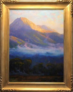 Nuvole mattutine che si librano sotto il Monte Blanca; Trinchera Ranch, Colorado
