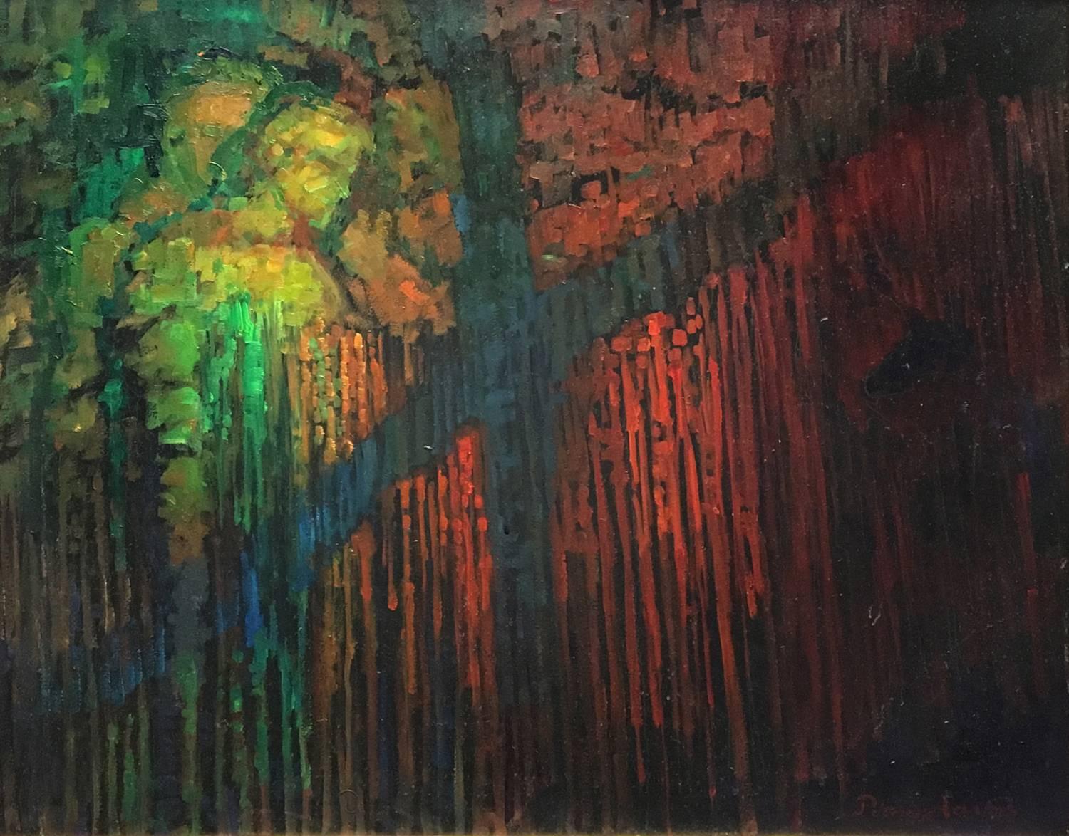 Muro dei Filosofi; Grotte di Shasta - Painting di Peter Adams