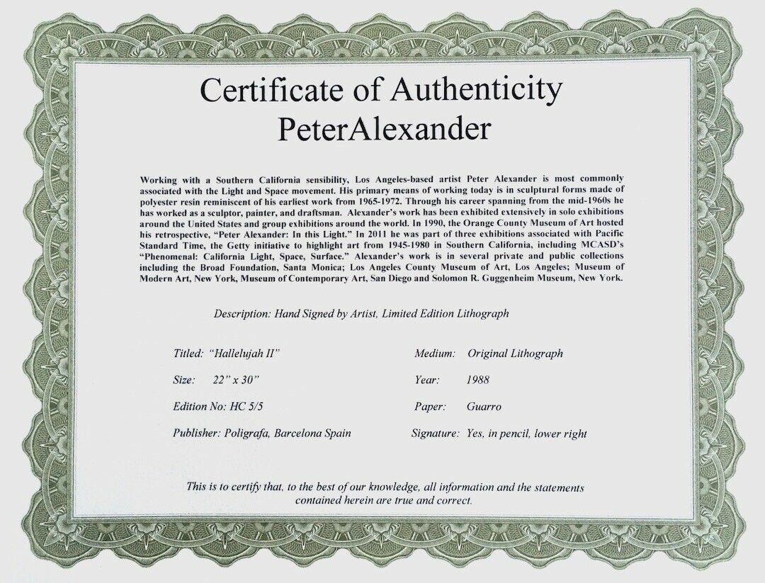 Hallelujah II, Peter Alexander For Sale 3