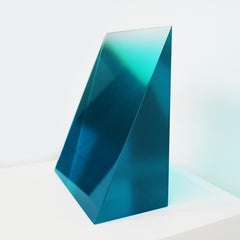 Untitled (Aqua Blue Urethane Wedge), circa 2006–2020