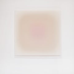 Sin título (Relieve de uretano en forma de cuadrado rosa radiante), 2013