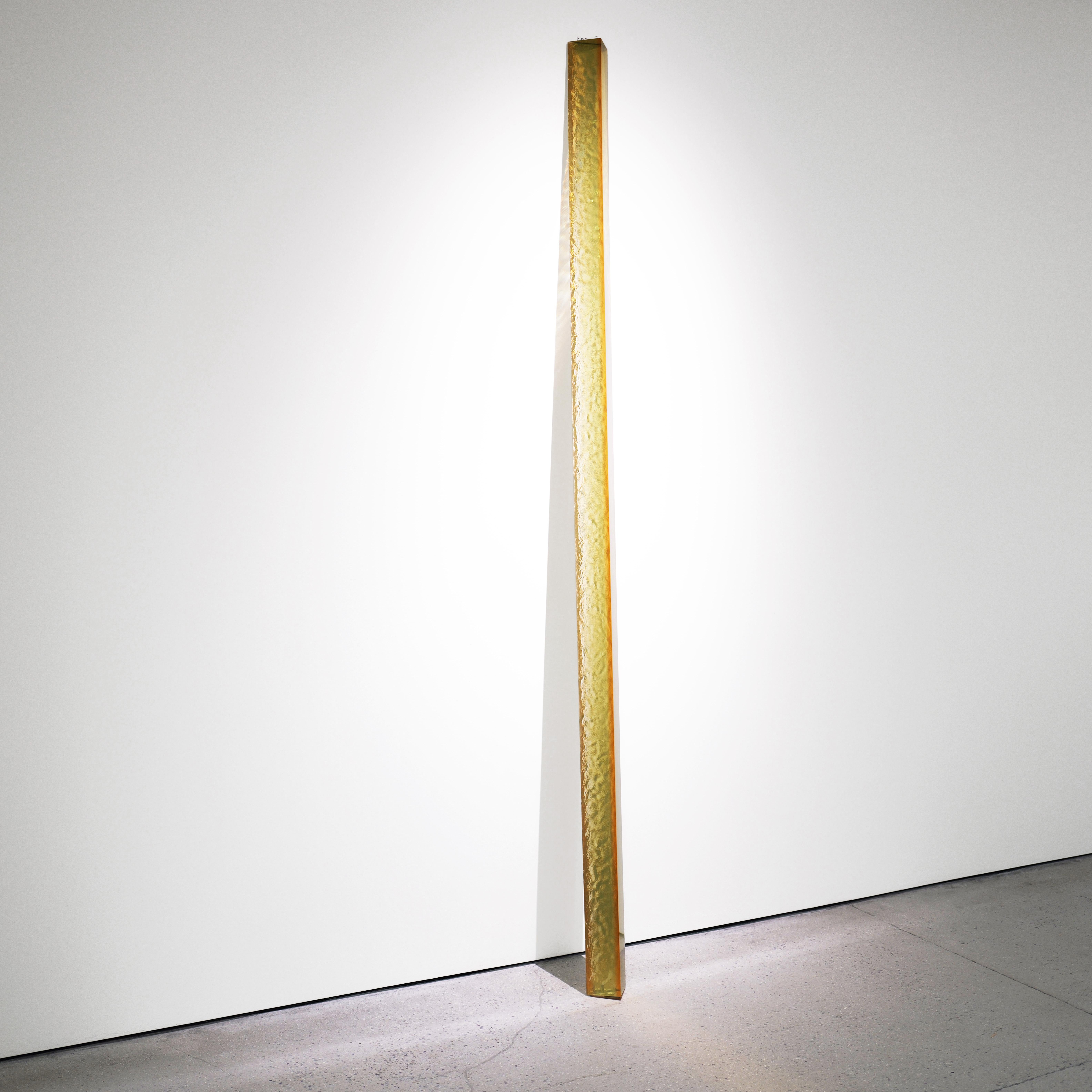 Untitled (Yellow Polyester Resin Leaner), Circa 1965–1972