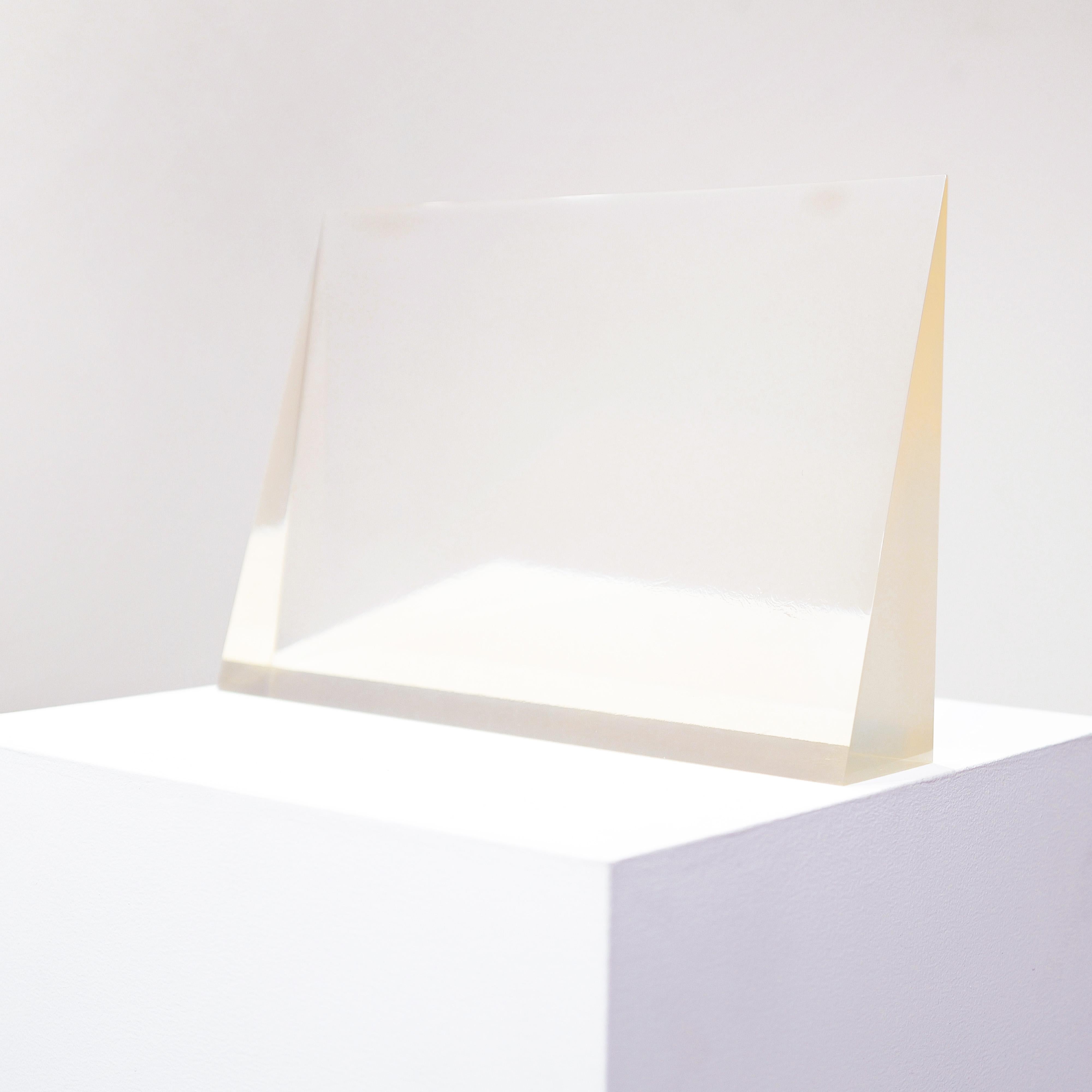 Window (Clear Polyester Resin Vapor Wedge with Yellow Tint), 1966