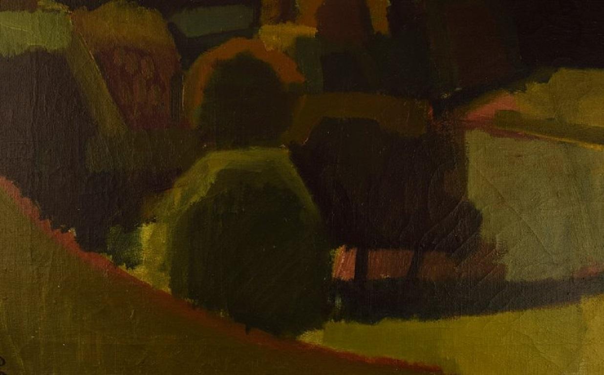 Peter Alfred Schou, Listed Danish Artist,  Oil on Canvas, Landscape 1