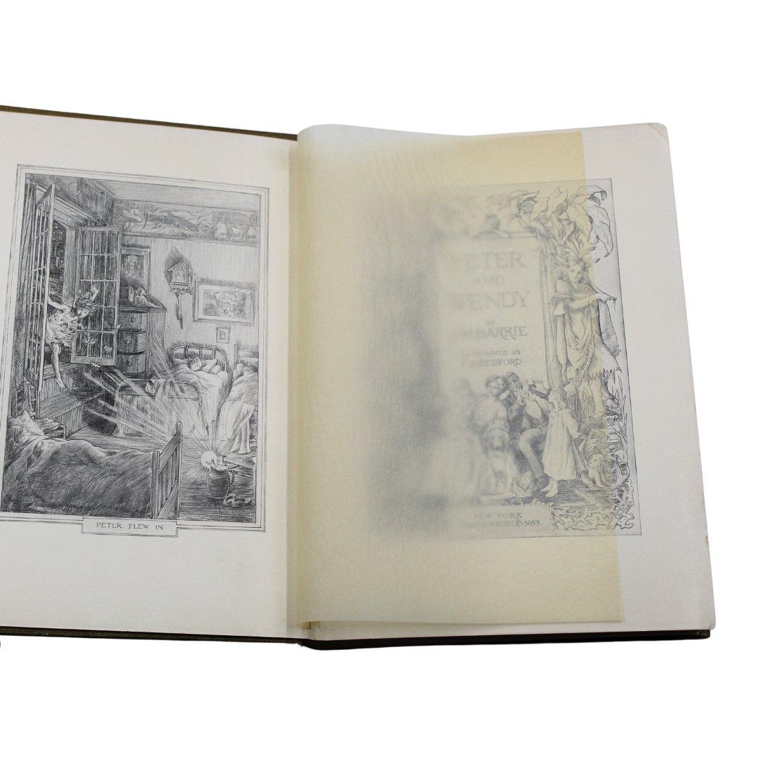 Embossed Peter and Wendy by James M. Barrie, First American Trade Edition, 1911