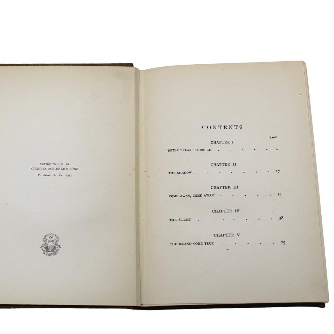 Peter and Wendy by James M. Barrie, First American Trade Edition, 1911 In Fair Condition In Colorado Springs, CO