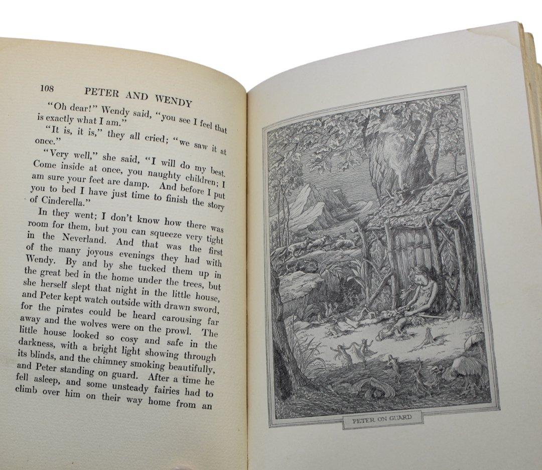 Fabric Peter and Wendy by James M. Barrie, First American Trade Edition, 1911