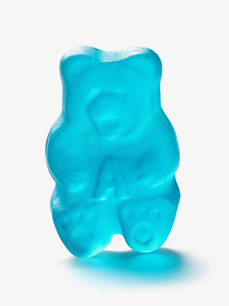 Peter Andrew Lusztyk Figurative Photograph - Gummy Bear Blue (48" x 36")