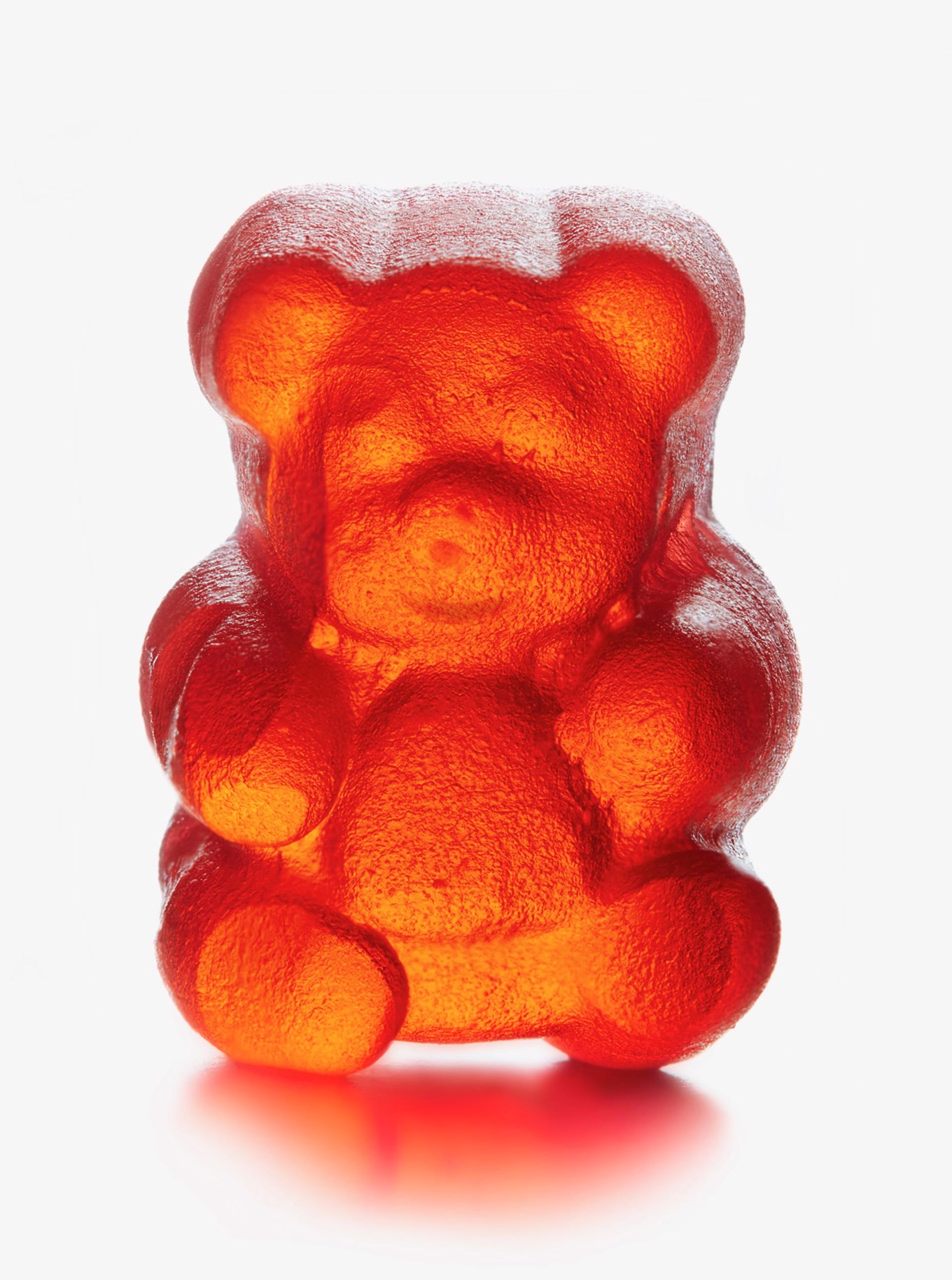 Peter Andrew Lusztyk Color Photograph - Gummy Bear Red (48" x 36")