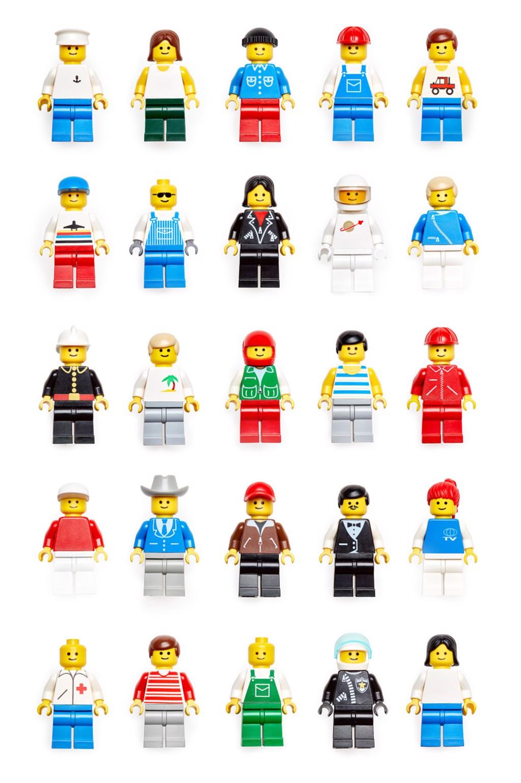 Peter Andrew Lusztyk Color Photograph - Lego People