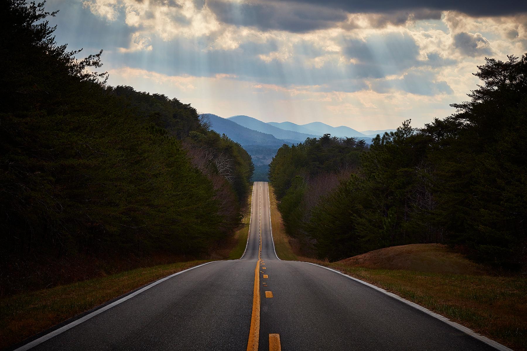 Peter Andrew Lusztyk - Alabama Highway, Photography 2020, Printed After