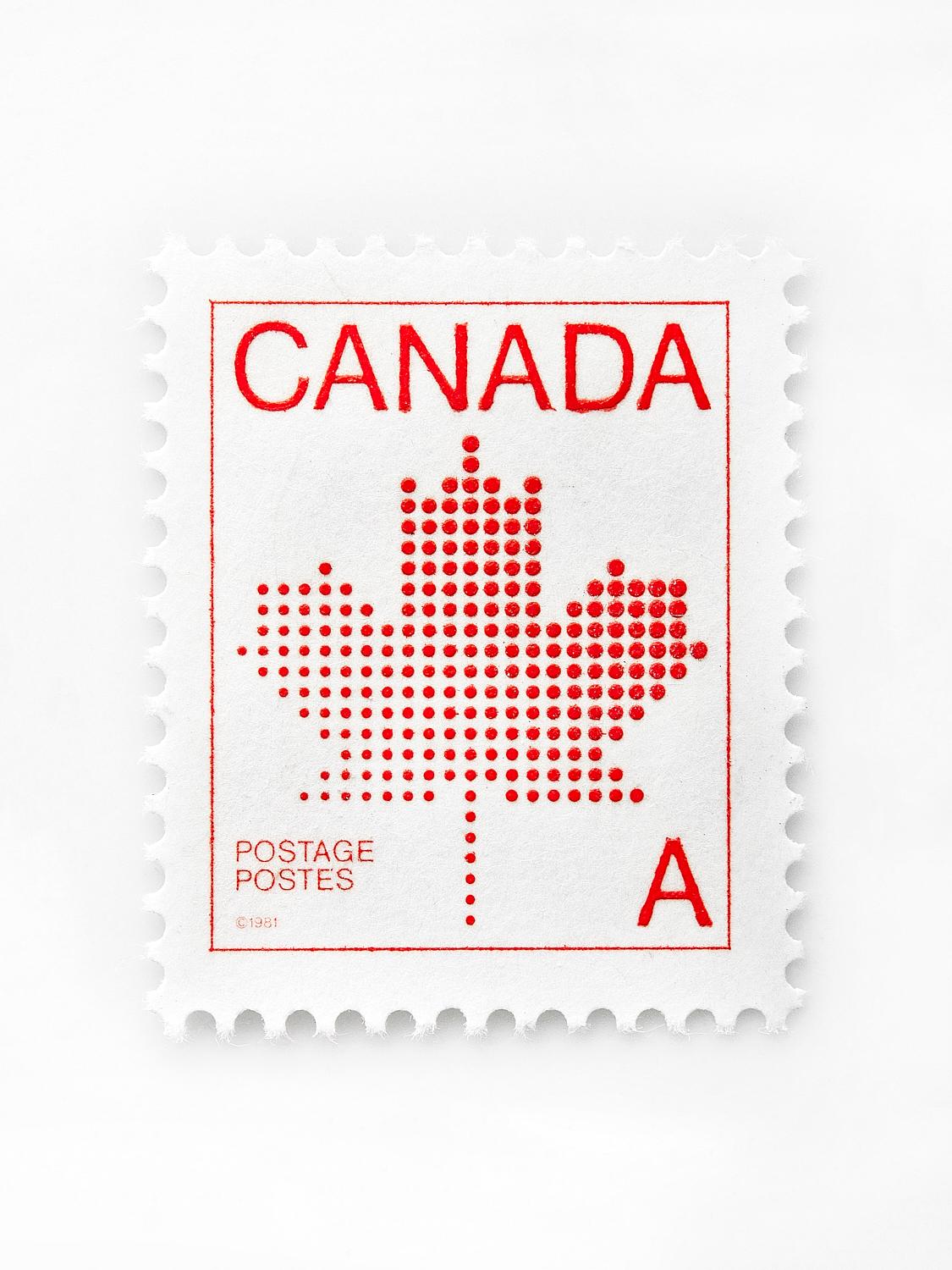 Peter Andrew Lusztyk – Kanada „A“-Stempel, Fotografie 2021, gedruckt nach