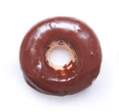 Peter Andrew Lusztyk - Donut - Chocolate, Photography 2021, Printed After