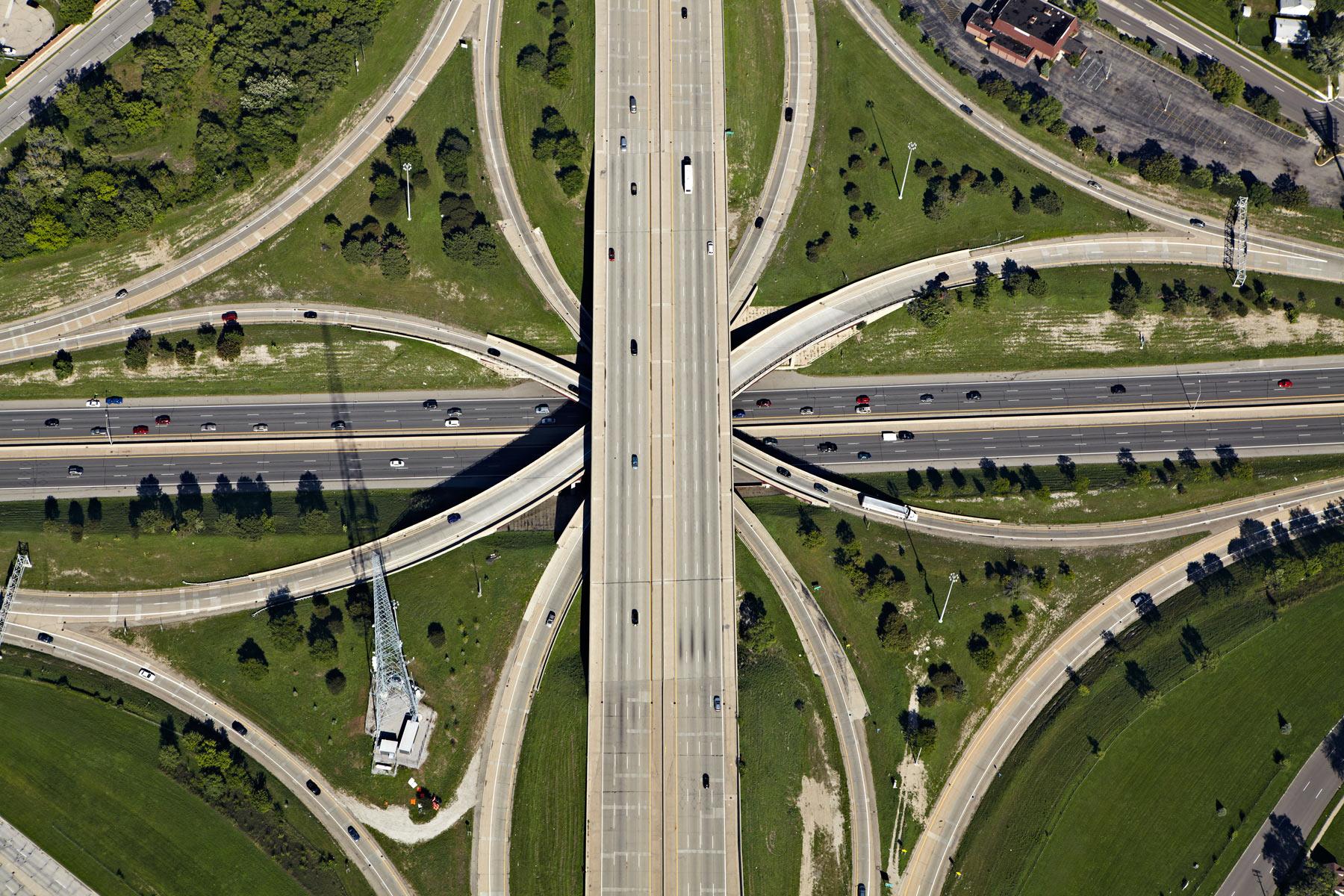 Detroit III
Digital C-Print / Archival Pigment Print
Edition of 10 per size
Available sizes:
40 x 60 in
60 x 90 in

Since its inception, Lusztyk’s Interchanges project has taken the artist all over the world in search of a very particular subject: