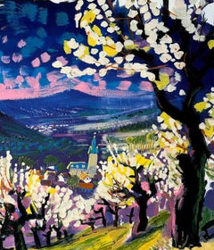 Paesaggio – Lithographie von Peter Angermann – 1990er-Jahre