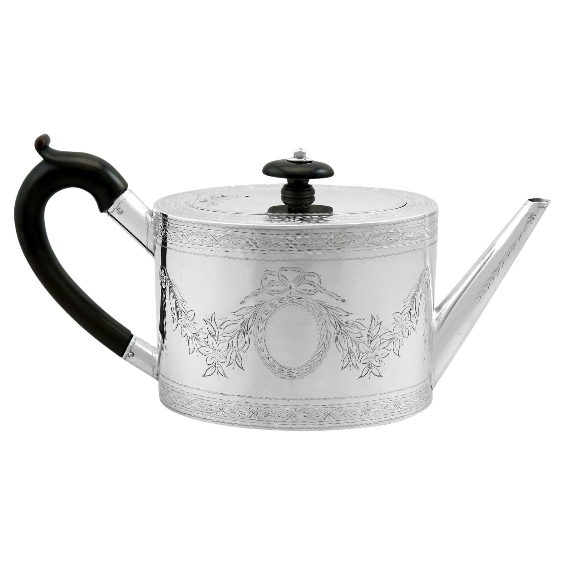 Peter & Ann Bateman Antique Sterling Silver Teapot