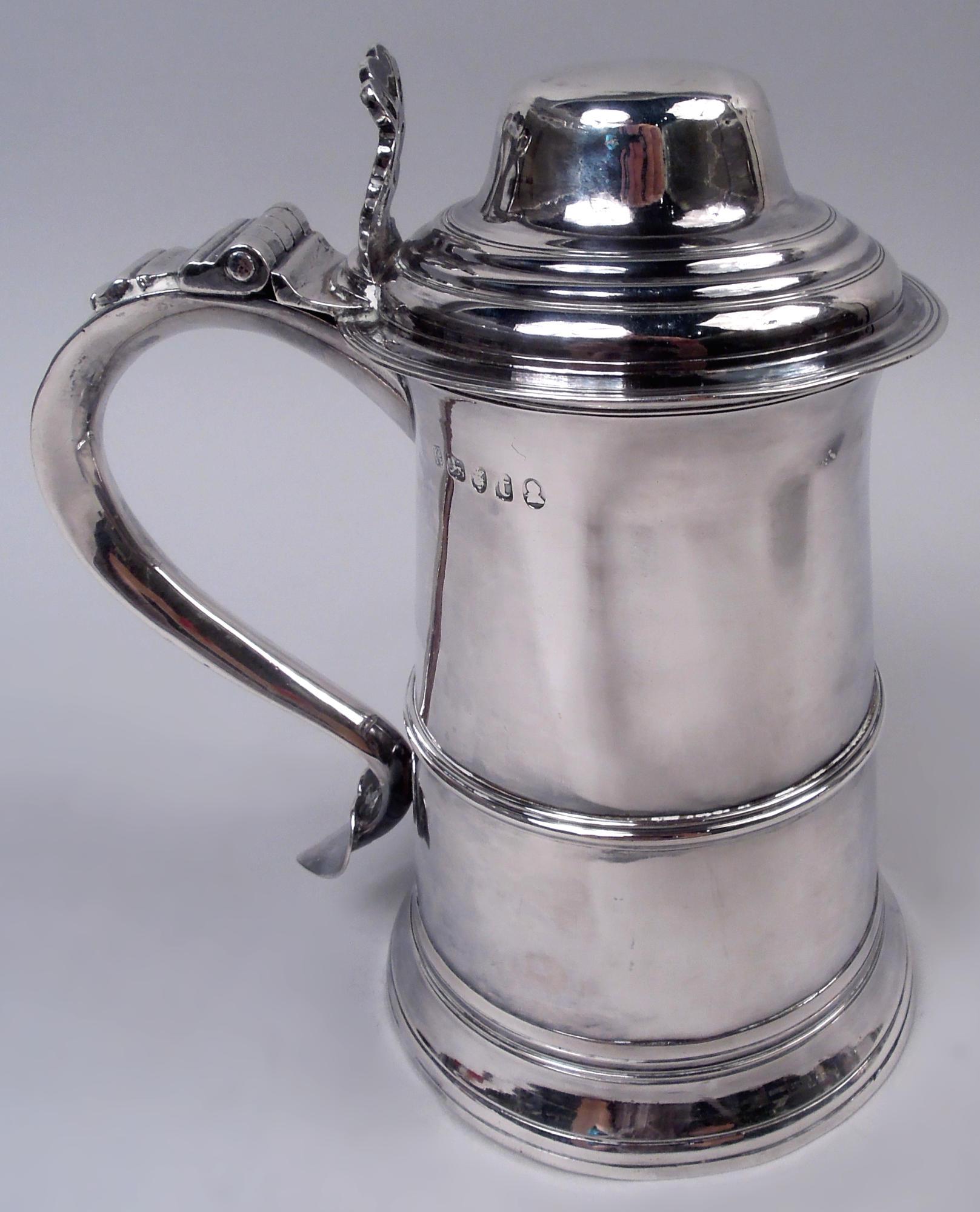 Georgiano Peter and Ann Bateman, boccale in argento georgiano, 1794 in vendita