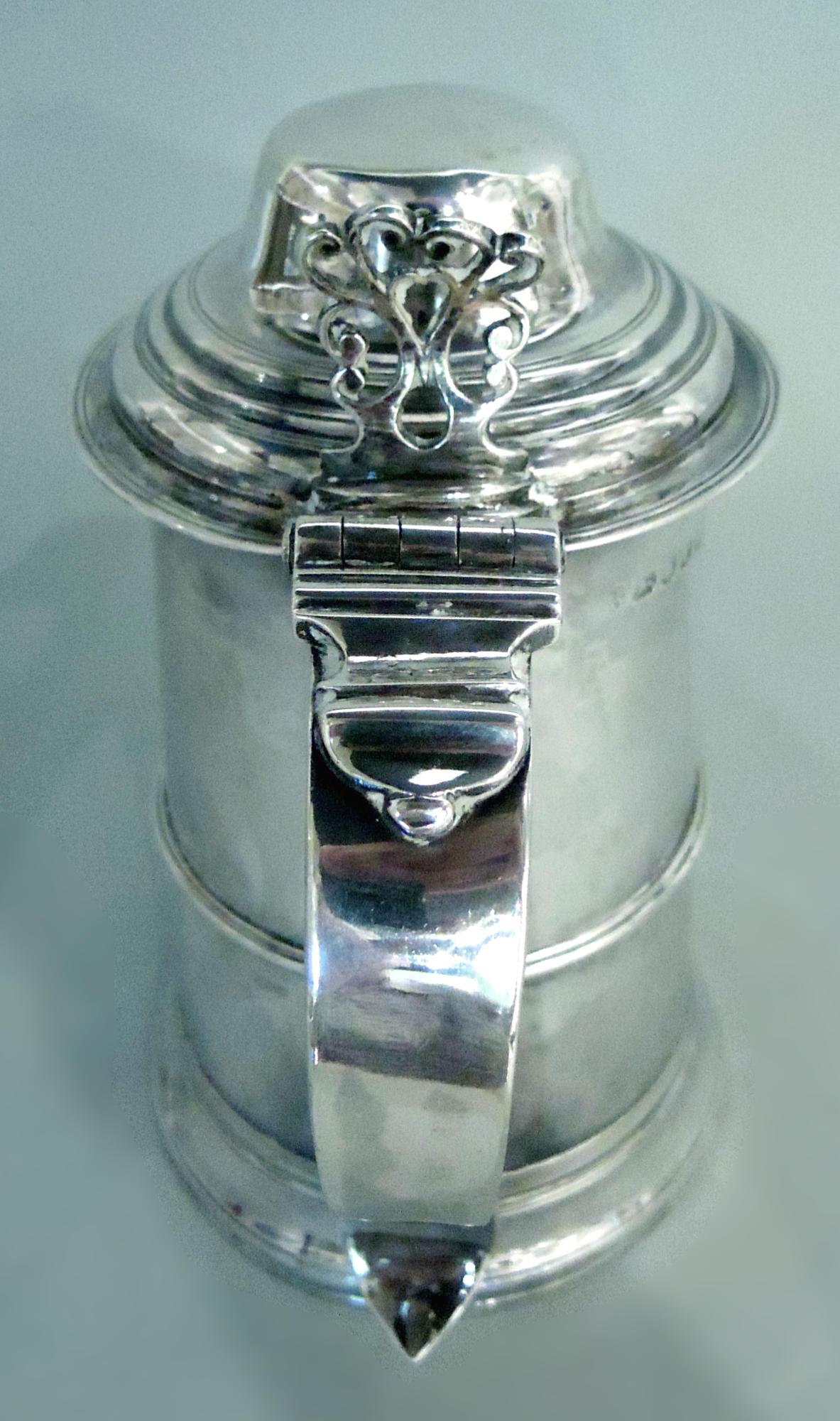Britannico Peter and Ann Bateman, boccale in argento georgiano, 1794 in vendita