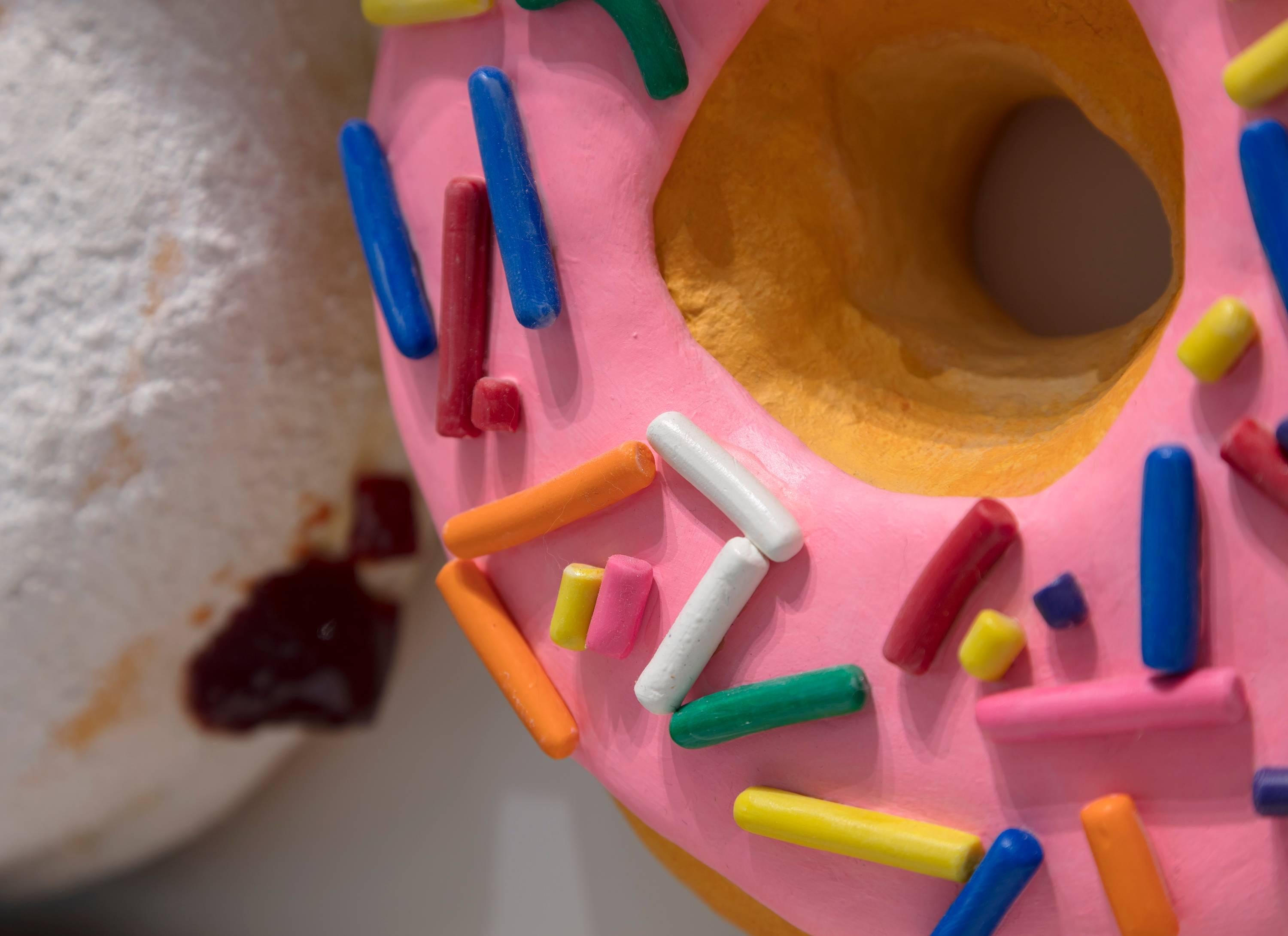 Don's Doughnuts - Contemporary Sculpture by Peter Anton