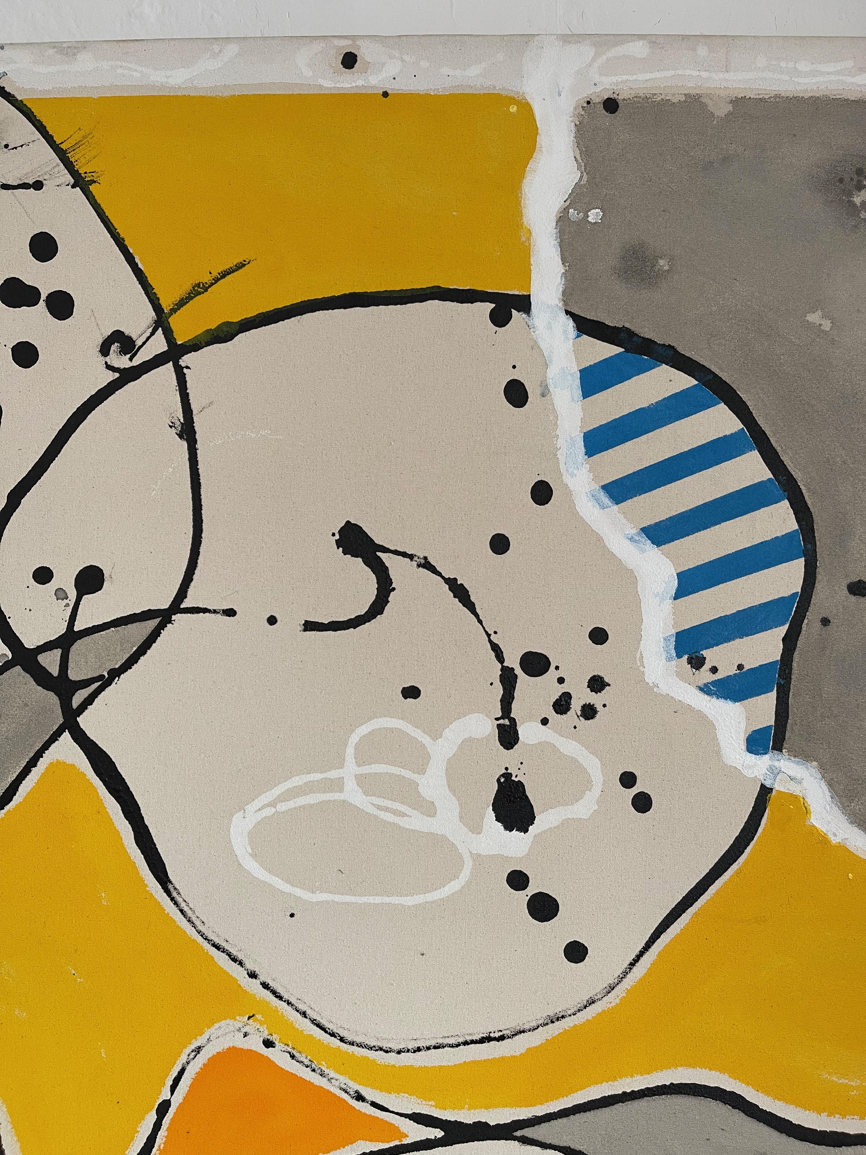 Schwedisches abstraktes expressionistisches Gemälde „Seeschaum“ von Peter Astrom im Angebot 2