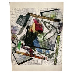 Peter Astrom, "Untitled 1", Abstract Expressionist Photo Collage Print