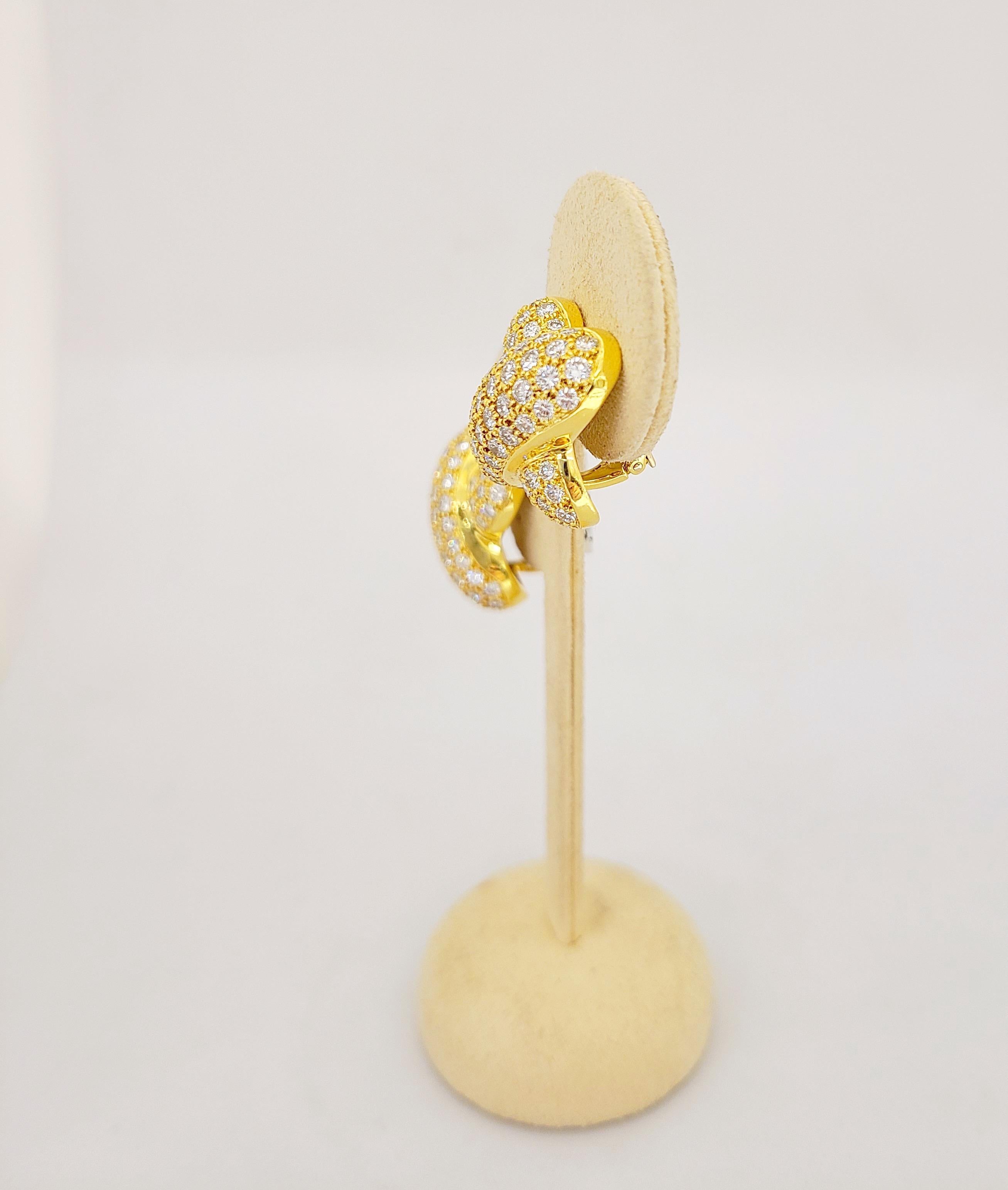 Peter Atman 18 Karat Yellow Gold, 7.95 Carat Diamond 