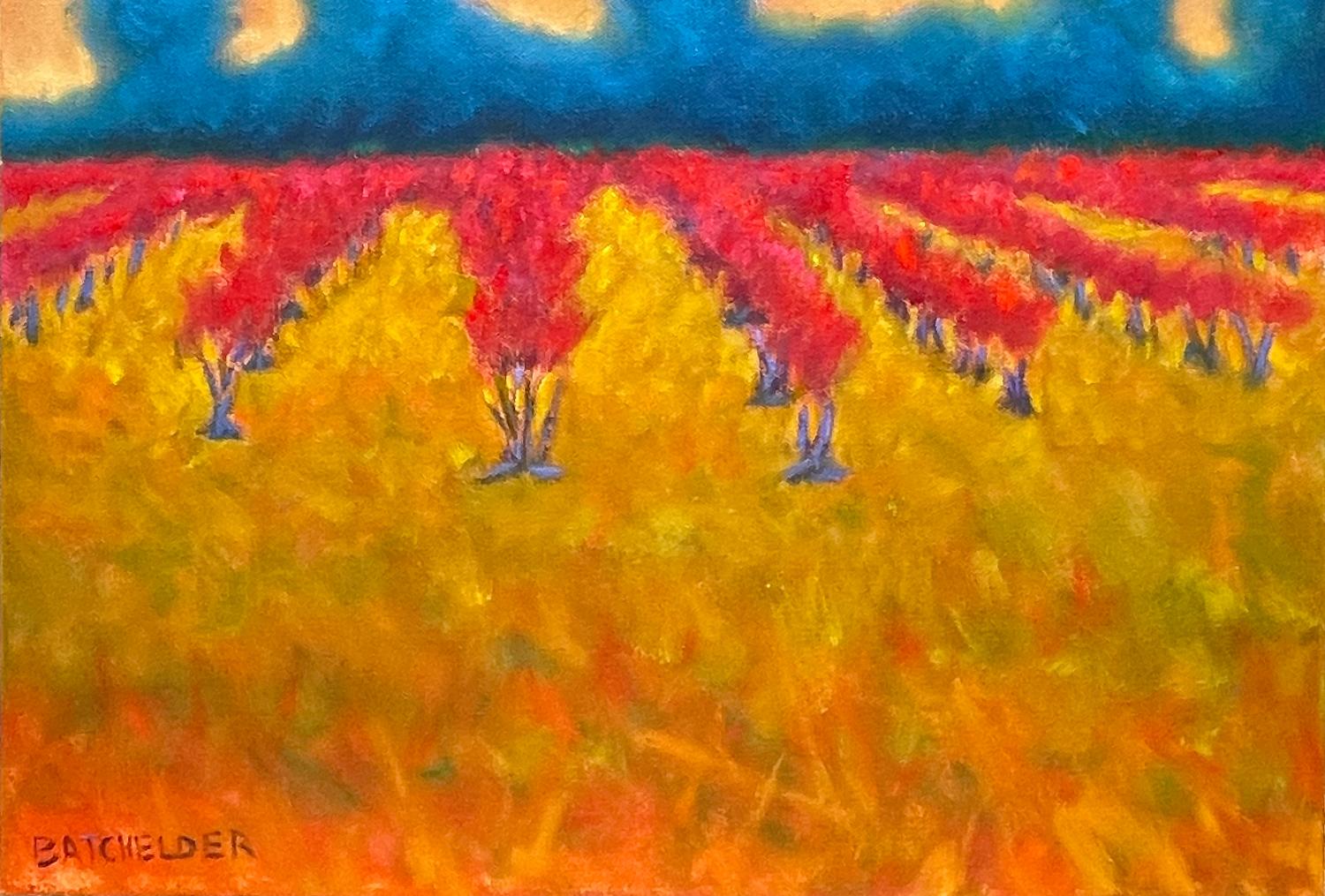 Blueberry Meadow  Oil /Canvas  Landscape Light & Color Pastures  New England  For Sale 1