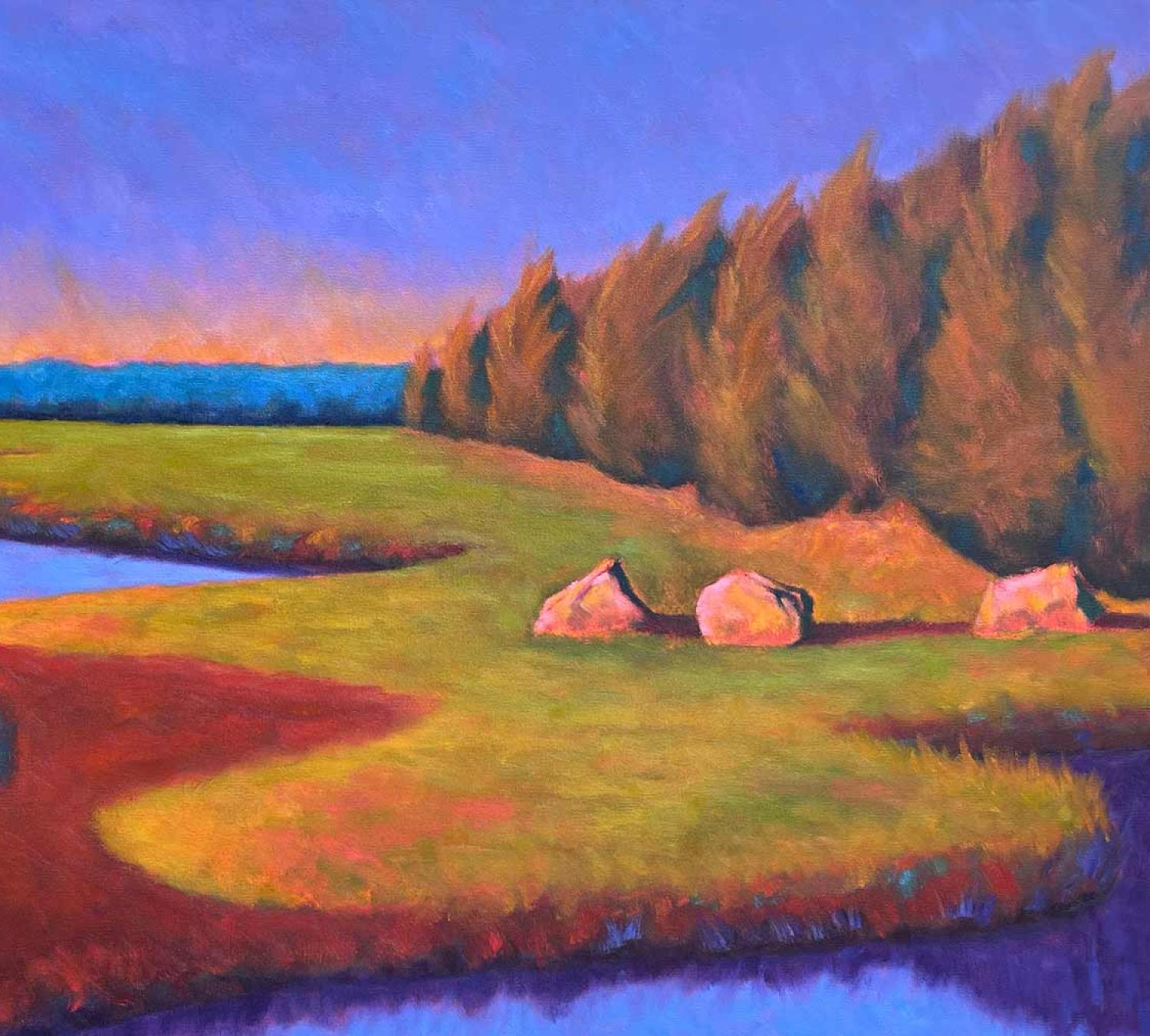 Boulders  Oil /Canvas  Landscape  Light & Color   New England 30