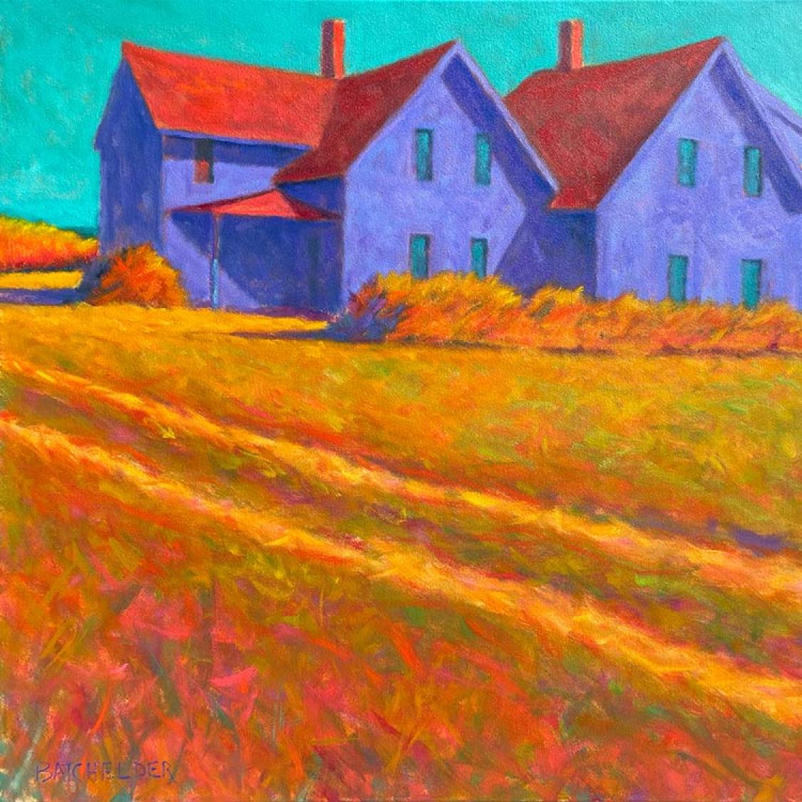 First Light  $4800 oil on stretched canvas New England Contemporary Landscape 

Artist Statement
Throughout my life I have had the benefit of living in different rural environments within New England. From the coastal landscapes of Massachusetts to