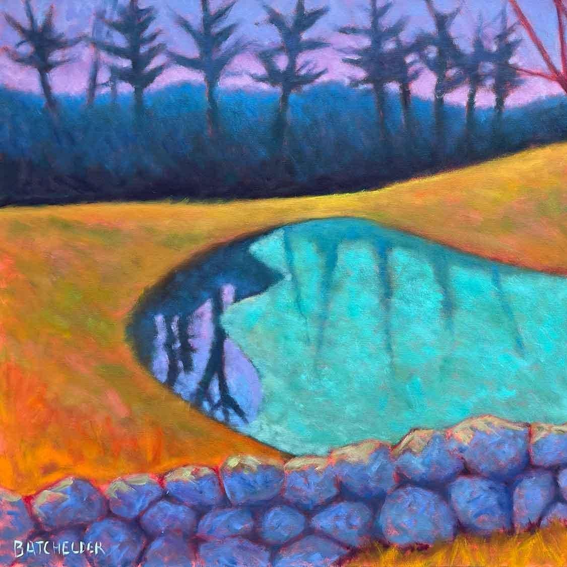 Spring Thaw Oil /Canvas  Landscape  Light & Color   New England 40