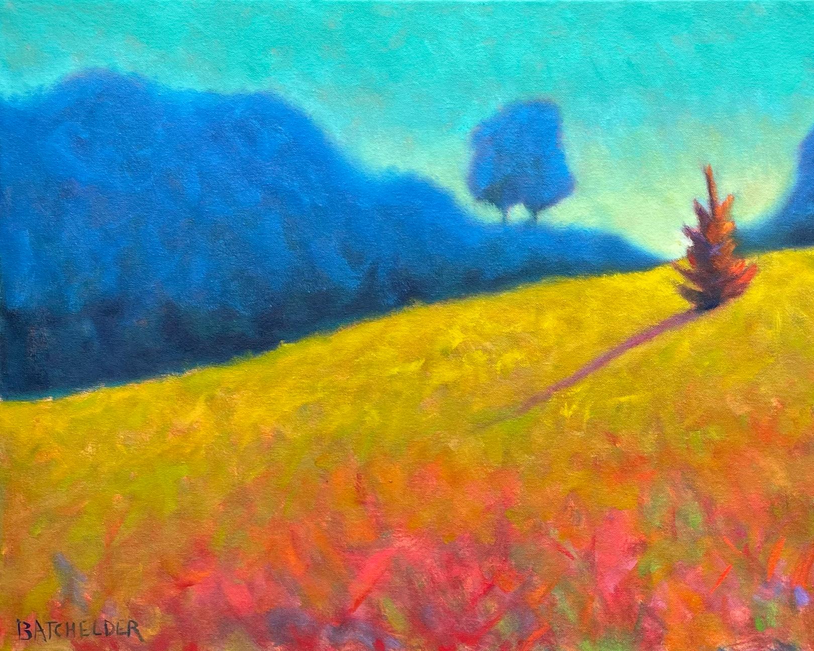 Upland Fir  is a framed oil on canvas painting  by artist Peter Batchelder.   It is 30