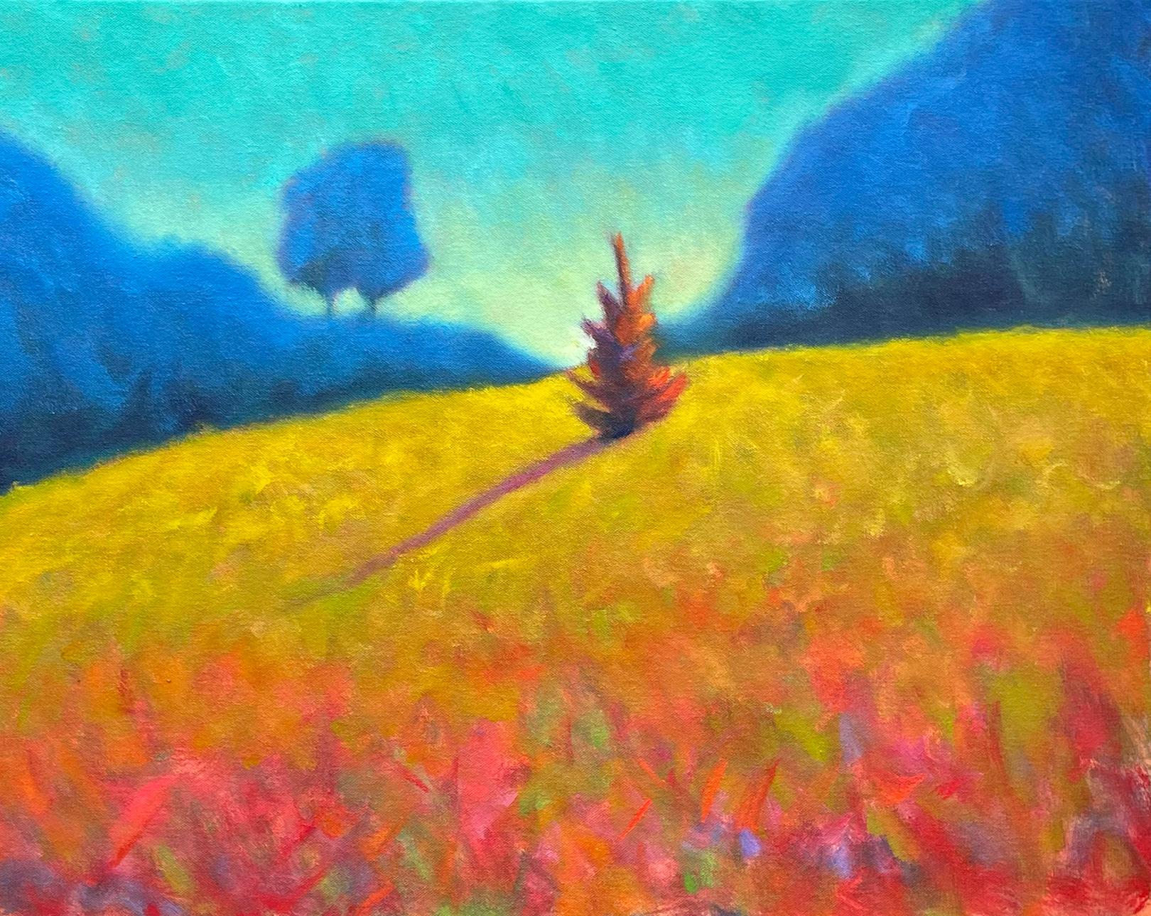 Upland Fir  Oil /Canvas  Landscape  Light & Color   New England  For Sale 1