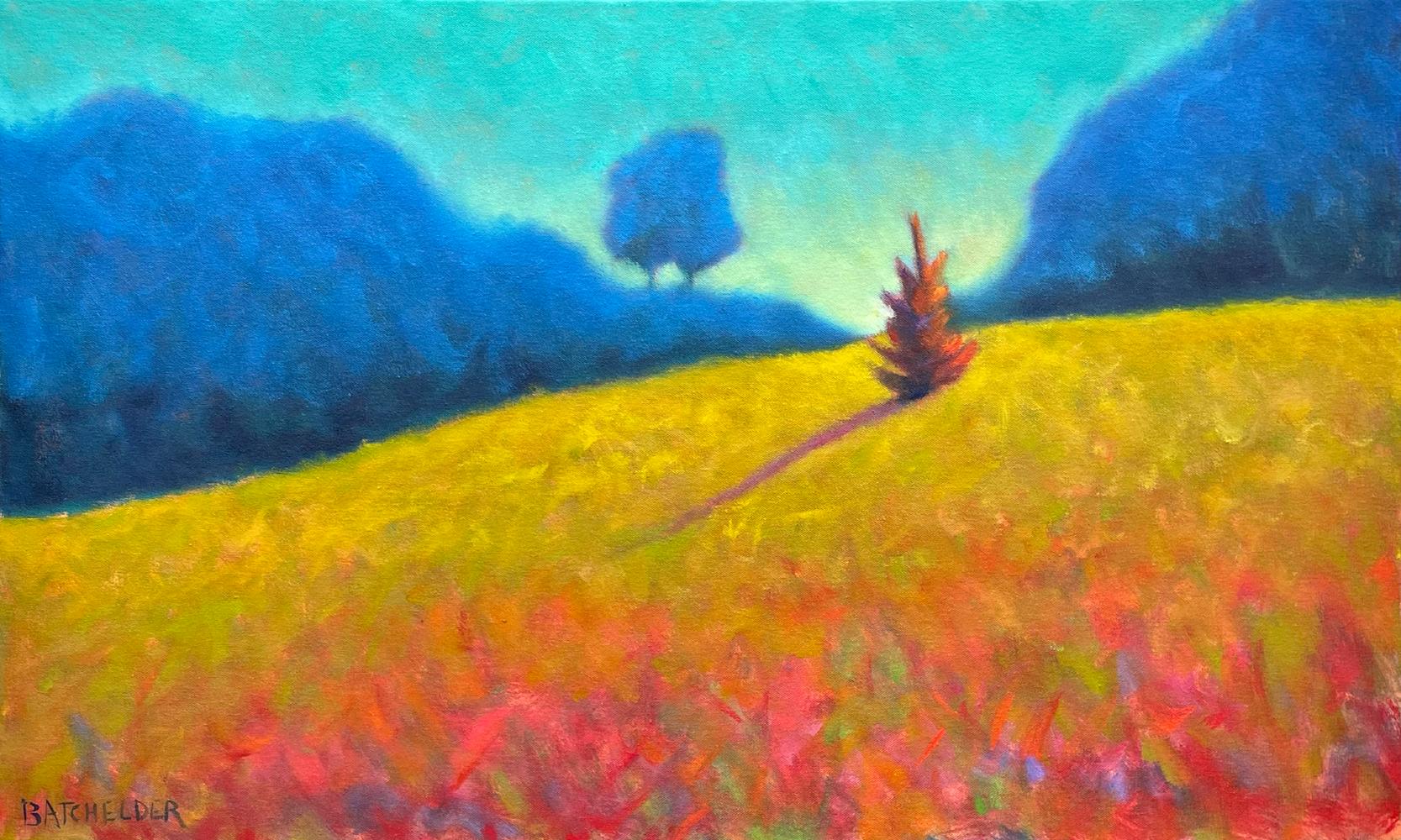 Peter Batchelder Landscape Painting - Upland Fir  Oil /Canvas  Landscape  Light & Color   New England 
