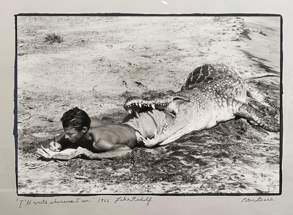 I'll write whenever I can... - Photograph by Peter Beard 