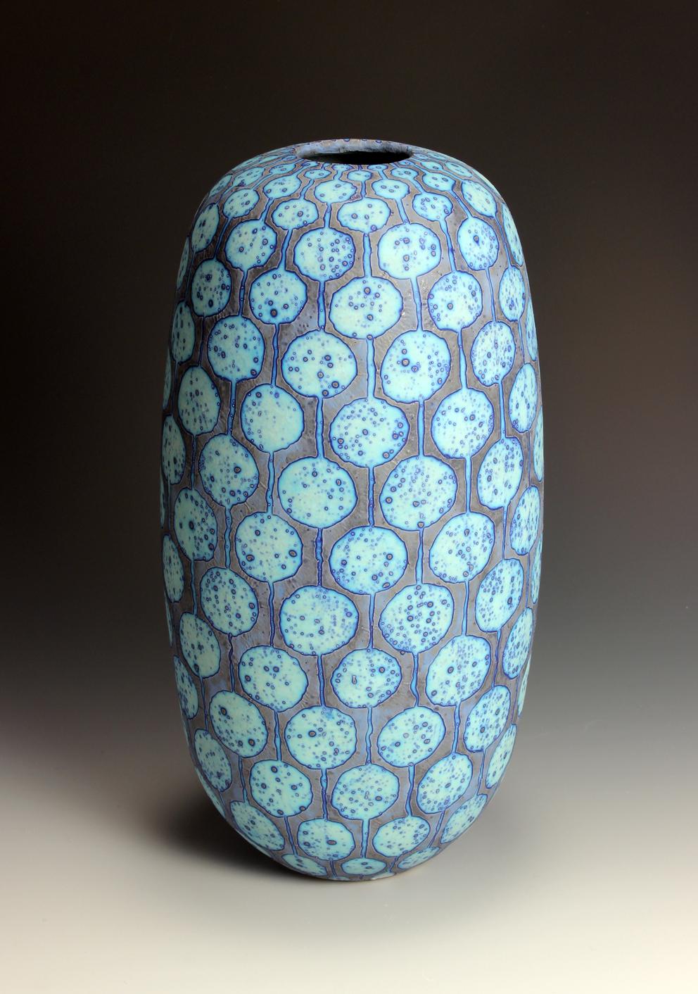 Contemporary Peter Beard 1970s inspired Vase