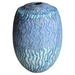 Peter Beard Cobalt Vase
