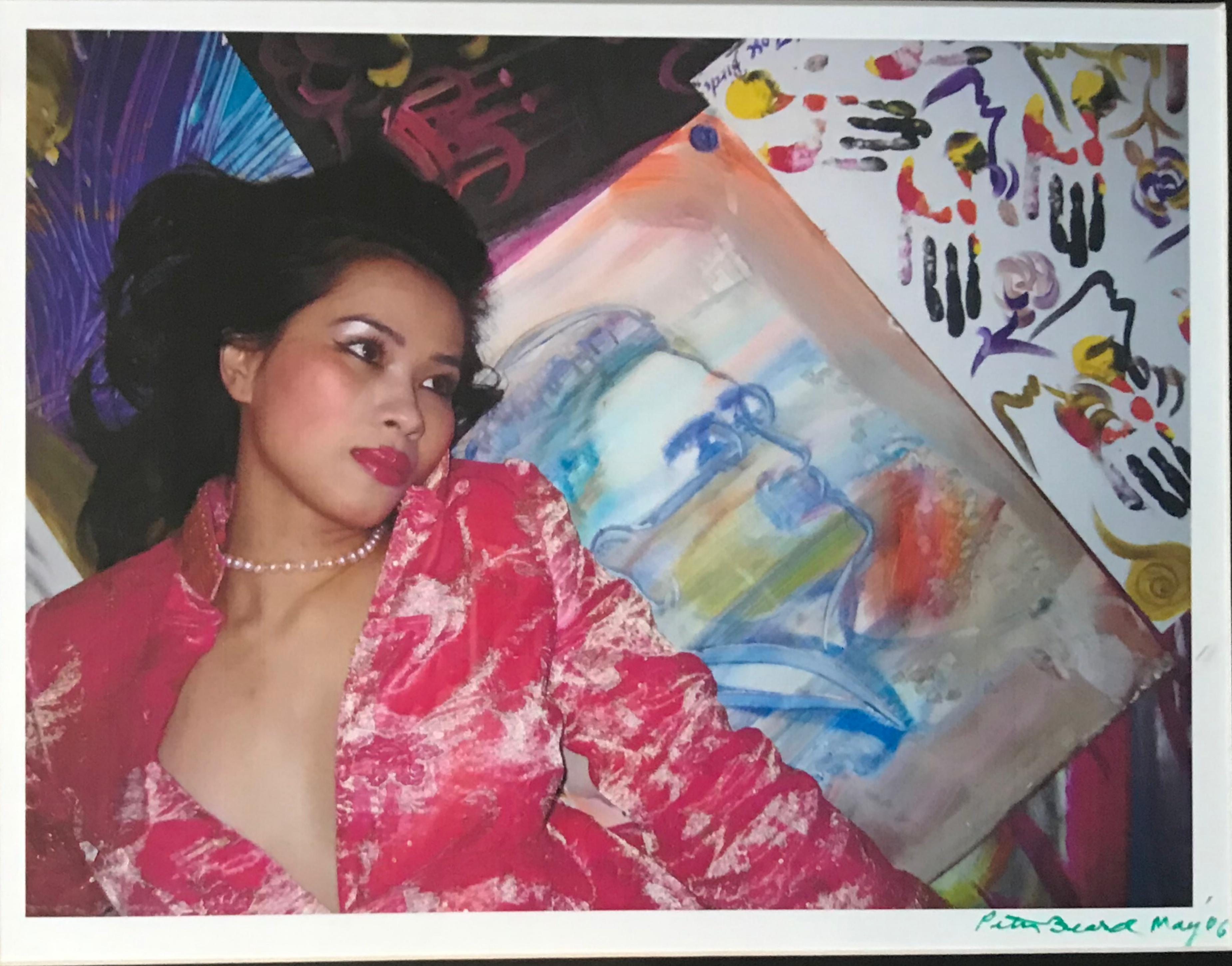 4 unique portraits of Vietnamese concert pianist Chau-Giang Thi Nguyen, Signed (Realismus), Photograph, von Peter Beard