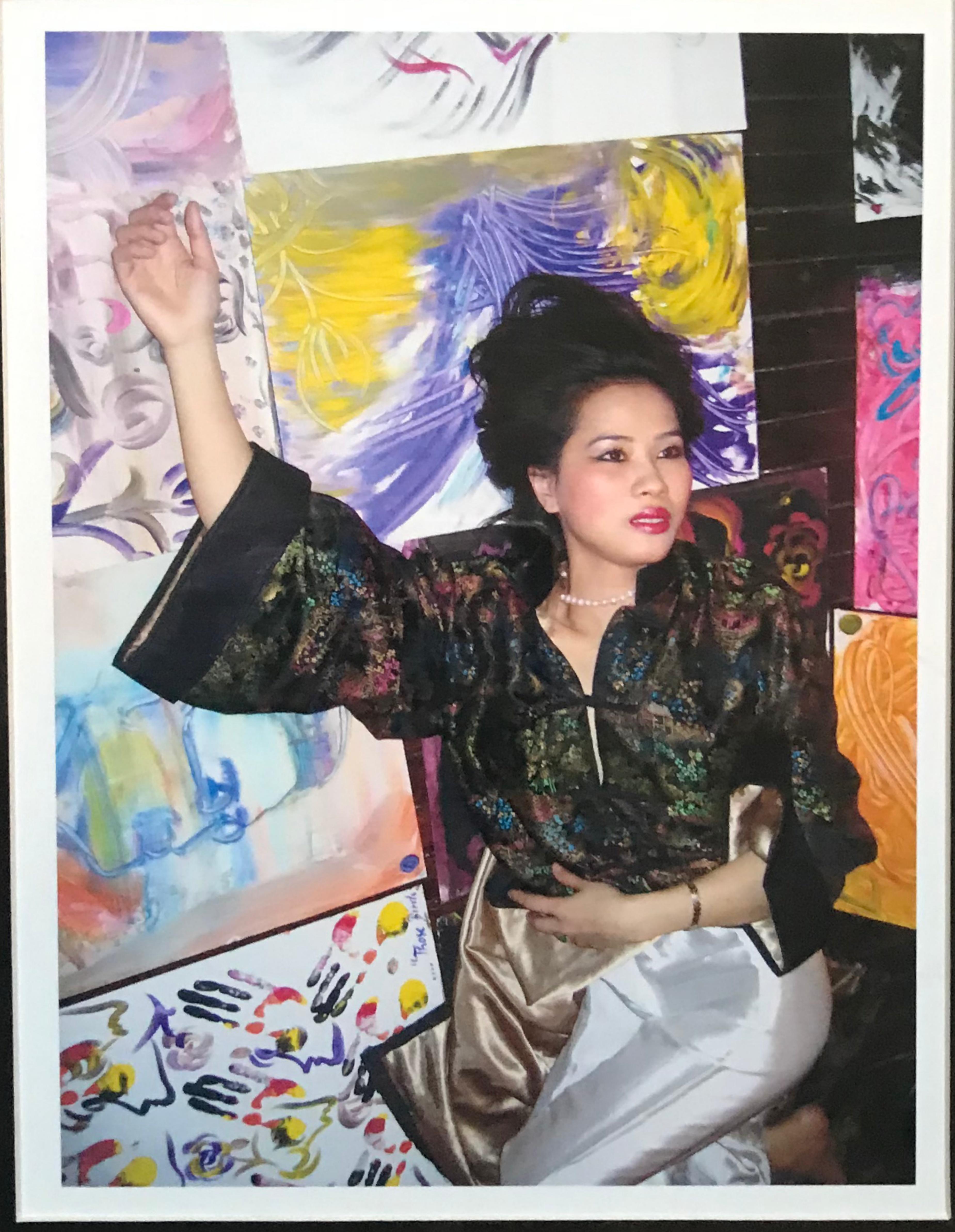 4 unique portraits of Vietnamese concert pianist Chau-Giang Thi Nguyen, Signed im Angebot 3