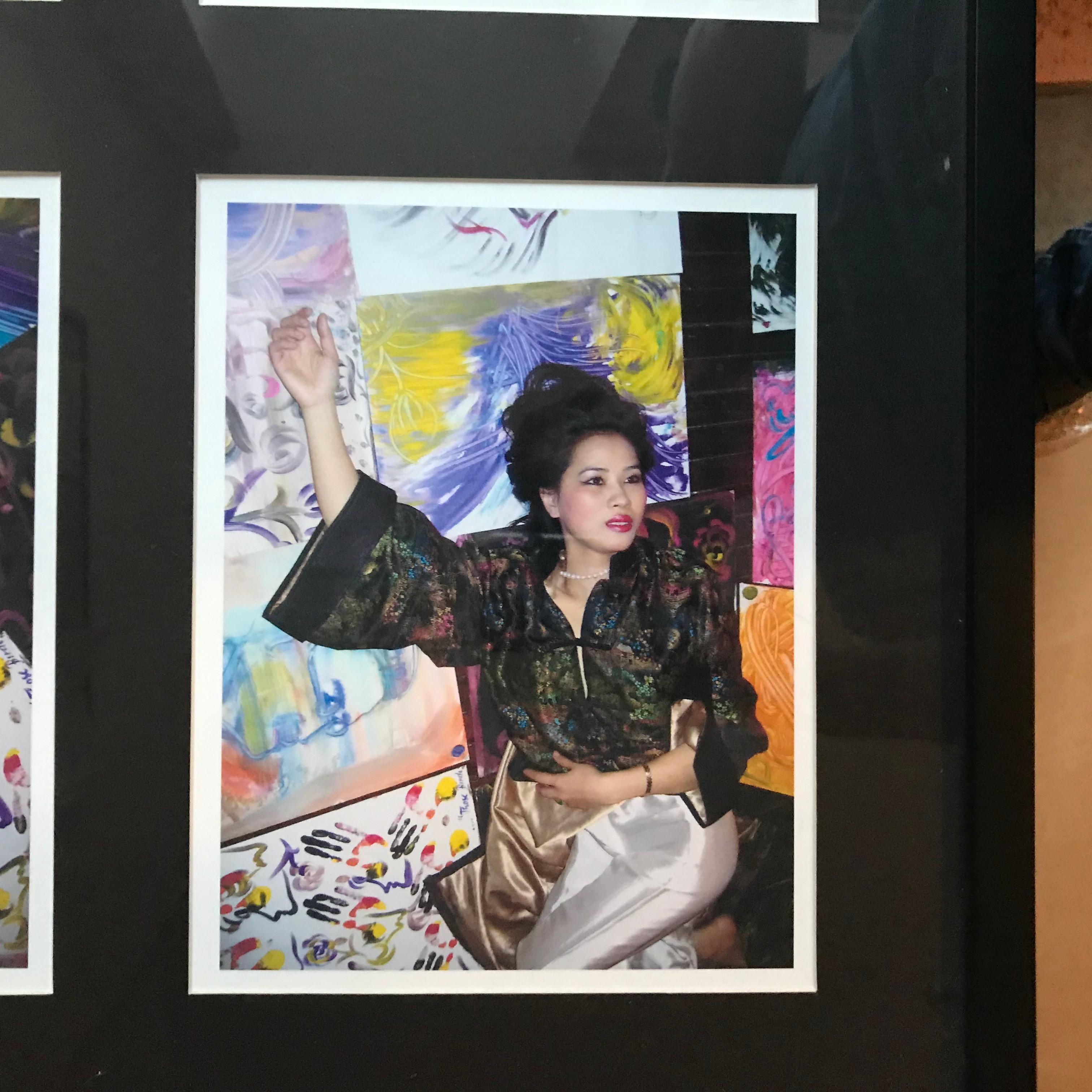 4 unique portraits of Vietnamese concert pianist Chau-Giang Thi Nguyen, Signed im Angebot 4
